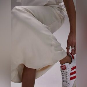 Topshop silky mid length skirt